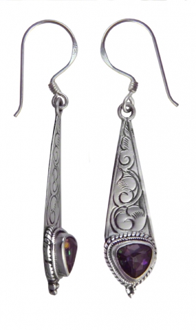 Unique gemstone earrings