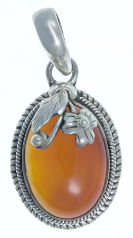Nepalese Floral Pendant